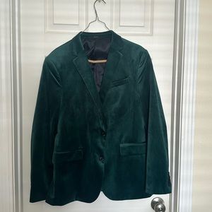 Velvet Green Suit Jacket